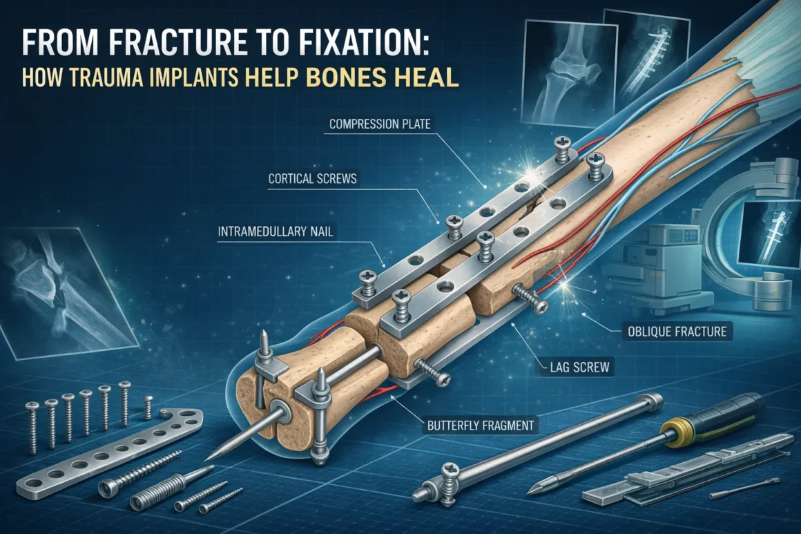 From Fracture to Fixation: How Trauma Implants Help Bones Heal?