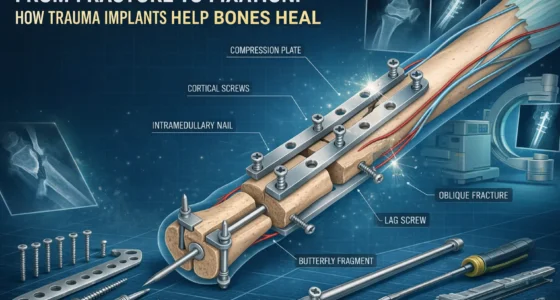 From Fracture to Fixation: How Trauma Implants Help Bones Heal?