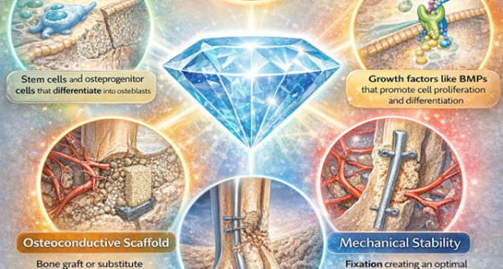 The Diamond Concept of Fracture Healing