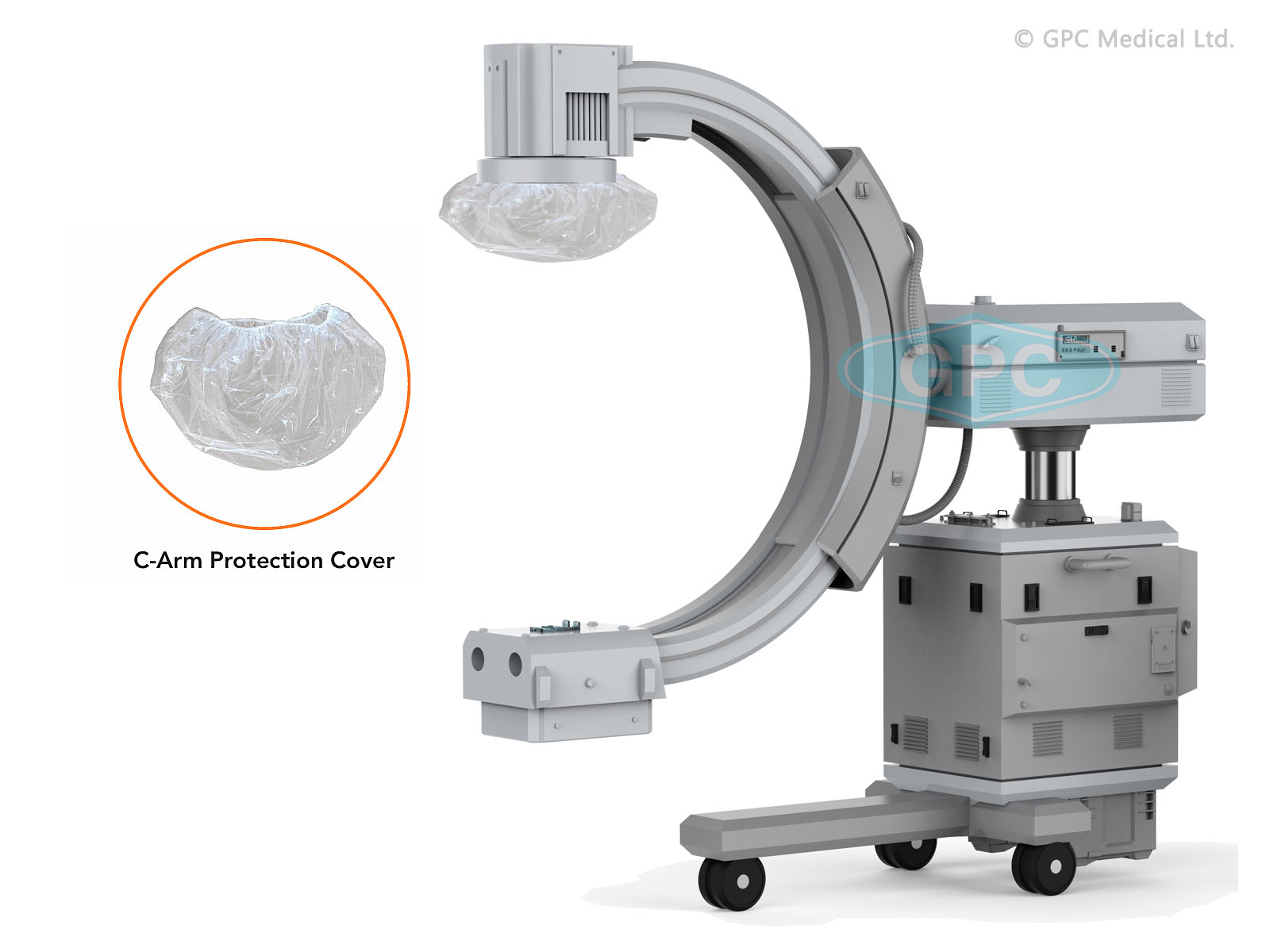 CT Machine Head Cover, Disposable C-Arm Shelter Protector Guard For X-Ray Machines