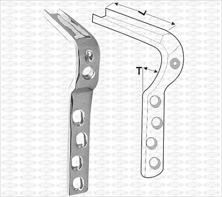 Angled Blade Plates