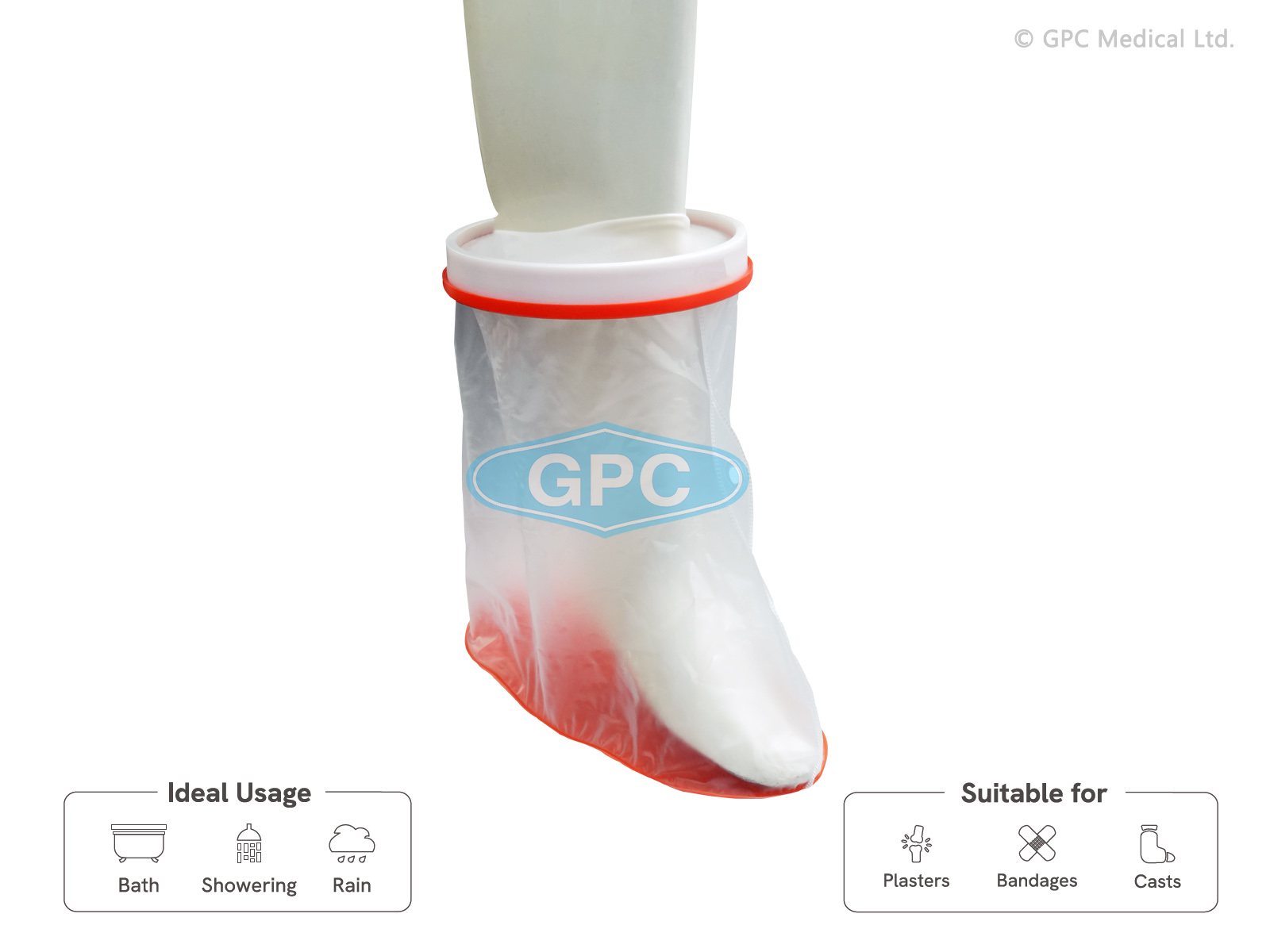 Antislip Foot Cast Cover