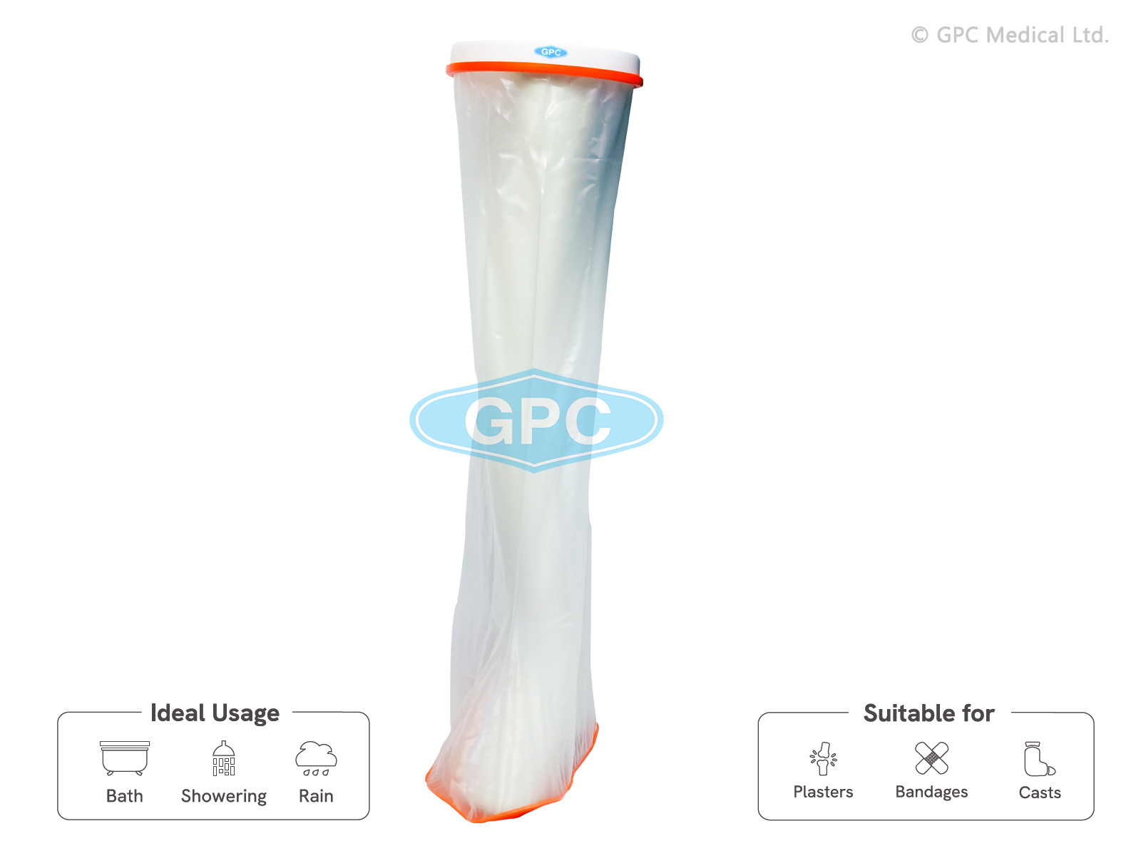 Antislip Leg Cast Cover