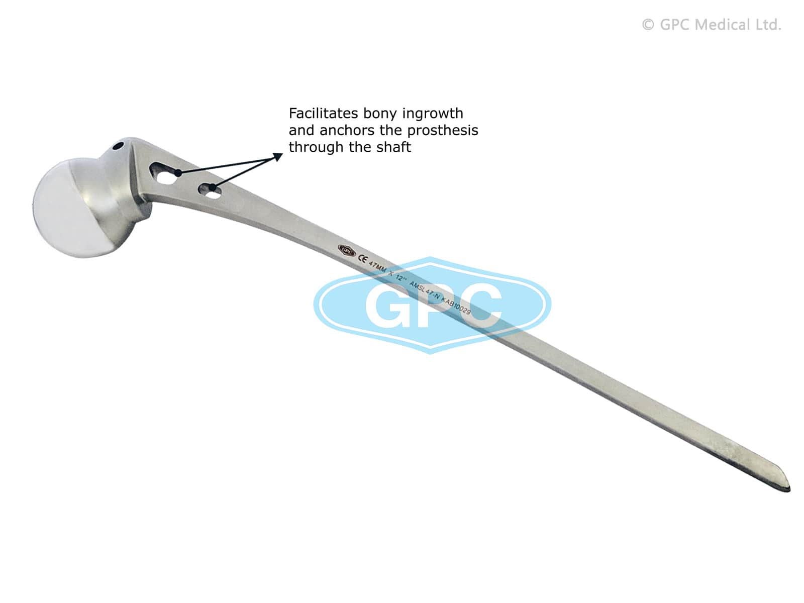 Austin Moore Hip Prostheses - Extra Long Stem of length 300mm Sterile/Non Sterile