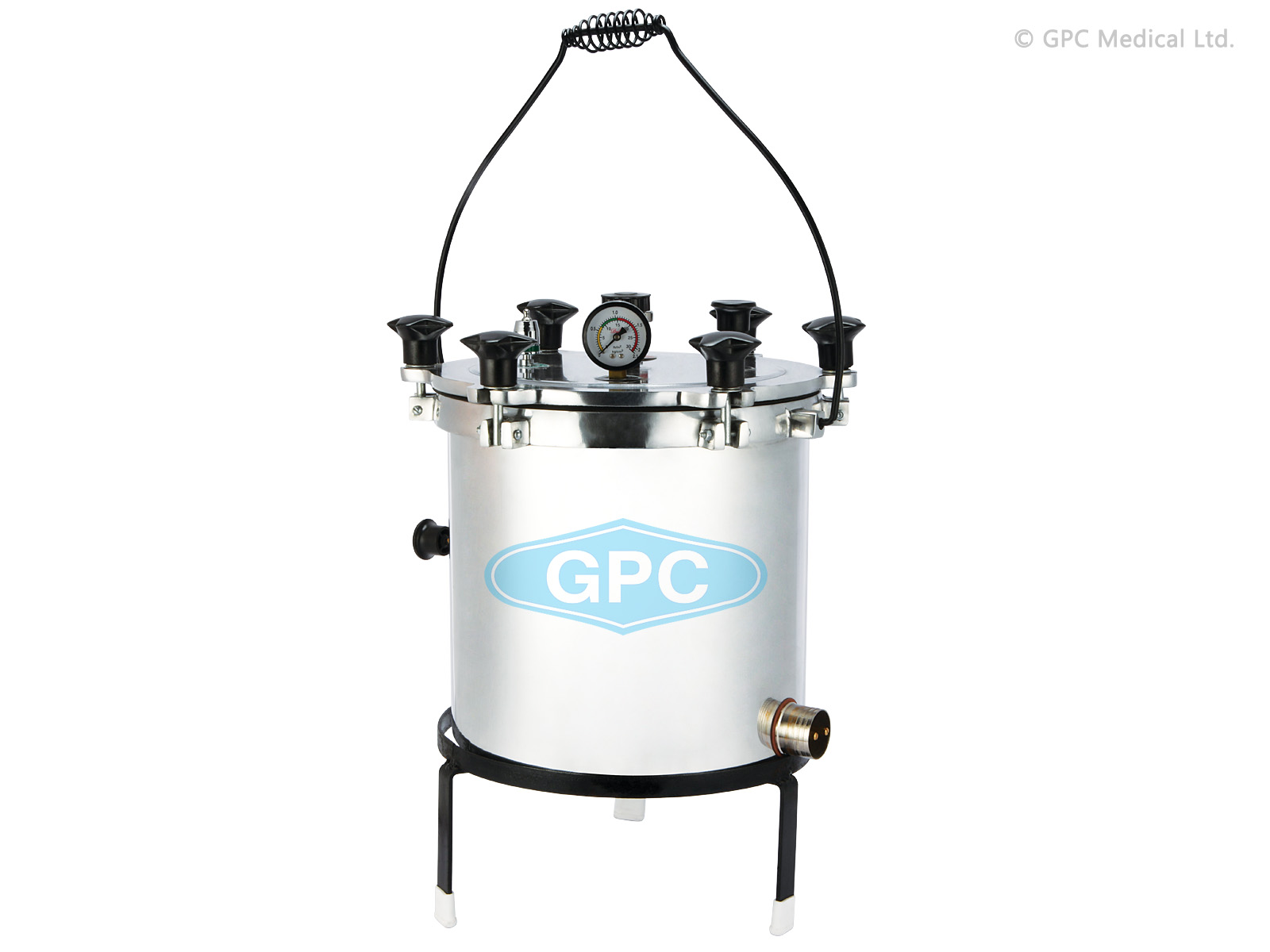 Autoclave portátiles – con tuerca de mariposa (sistema de bloqueo)