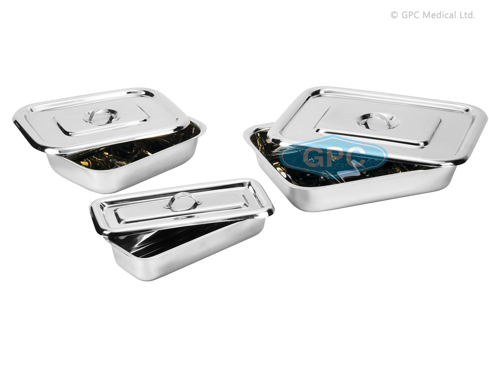 Bandeja para instrumentos con tapa