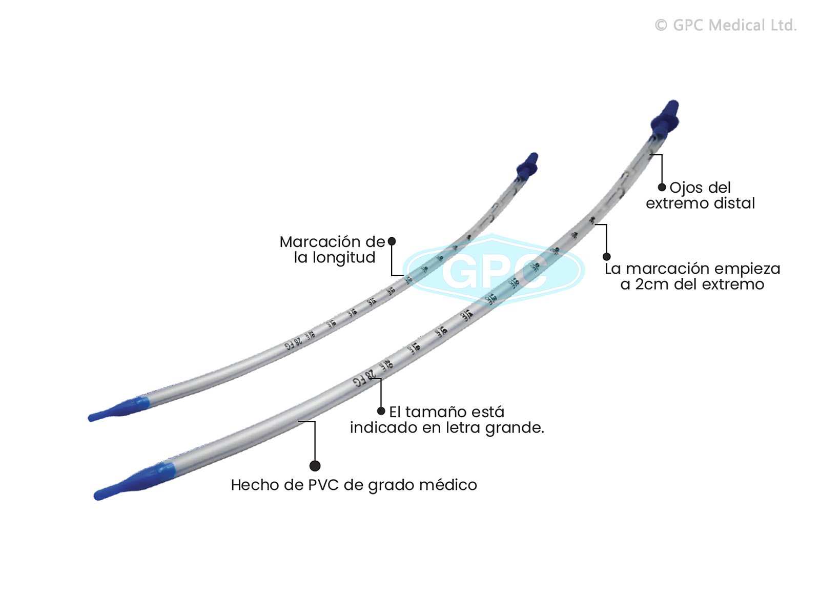 CATÉTER DE DRENAJE TORÁCICO/DEL PECHO