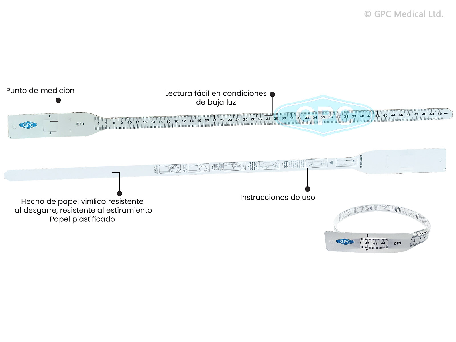 CINTAS MUAC - BLANCO