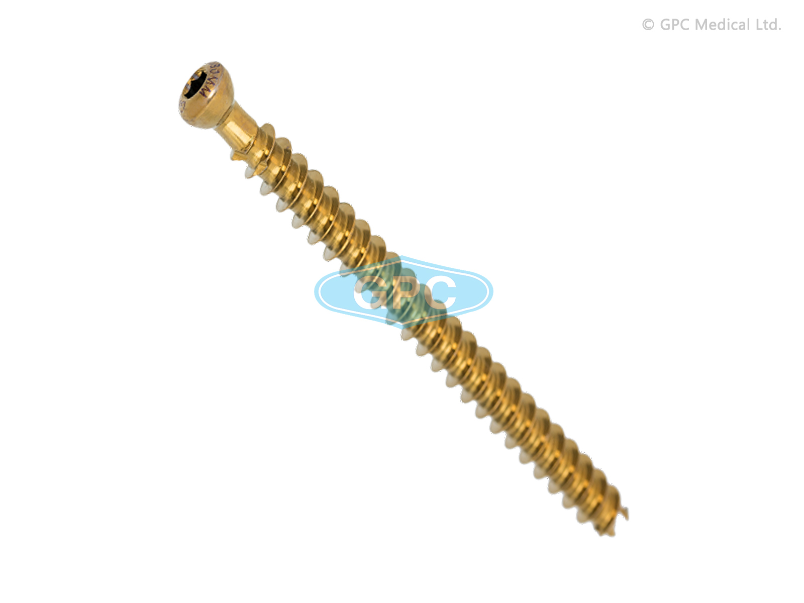 Small Cannulated Cancellous Screw 4.0mm, Hexagonal Socket, Fully Threaded