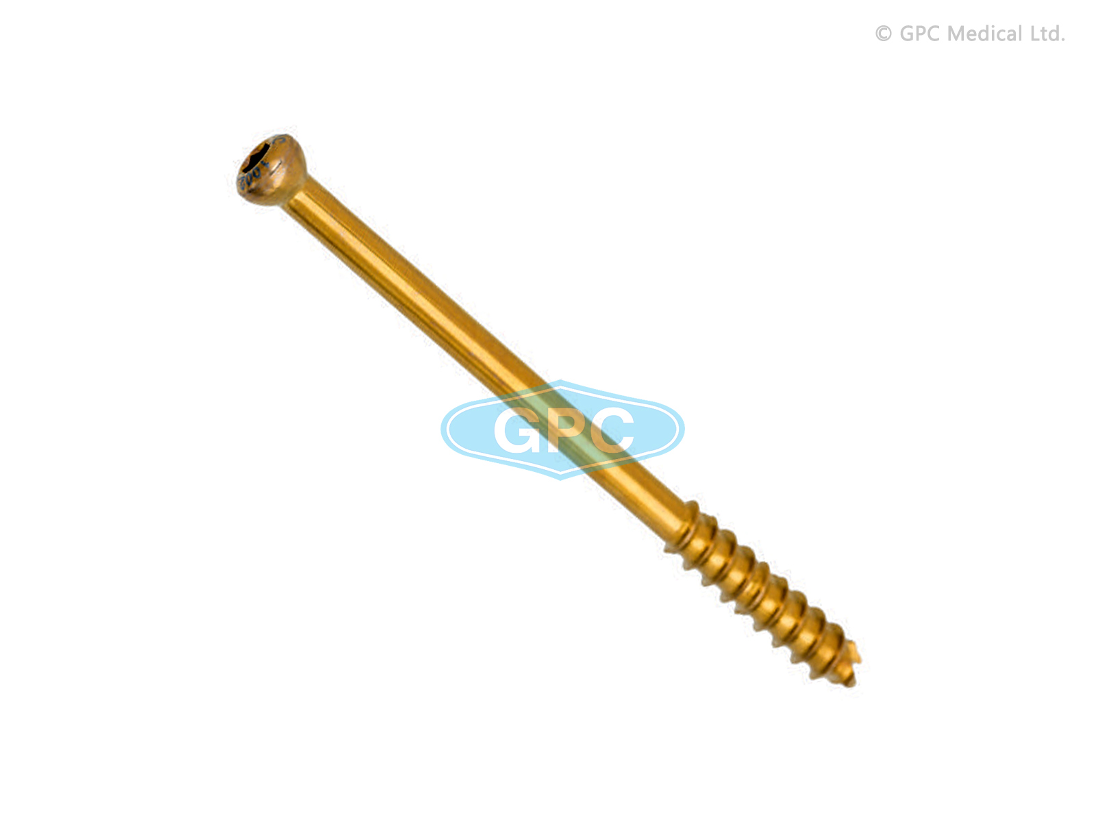 Large Cannulated Cancellous Screw 7.0mm, Hexagonal Socket, 32mm threaded