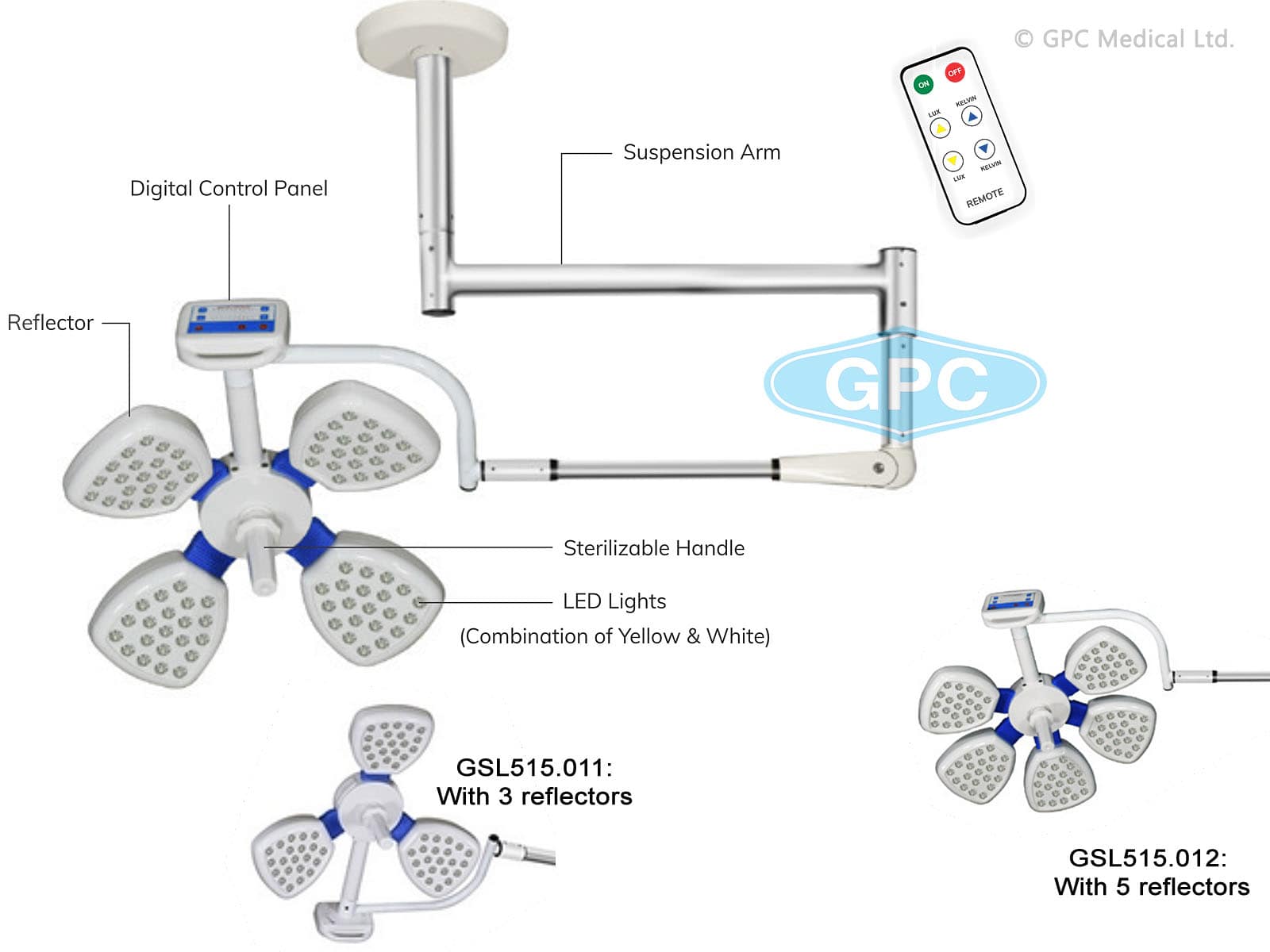 Ceiling OT Light - Triangular