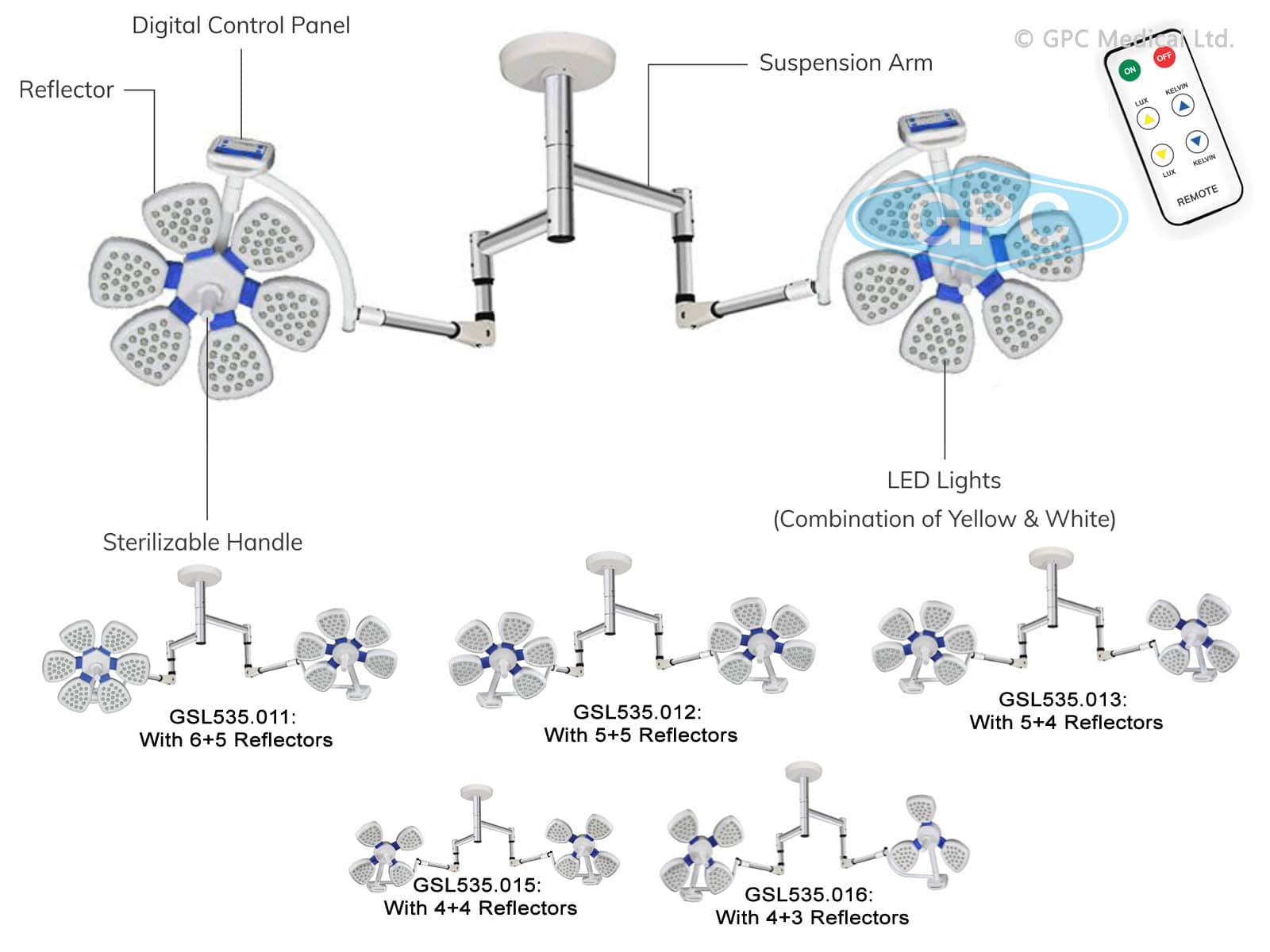 Ceiling OT Light - Triangular