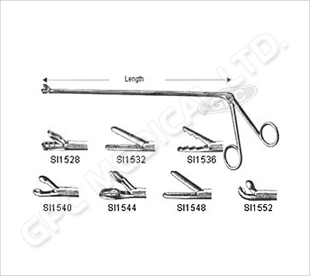 Laryngeal Polypus Forceps (Chevalier-Jackson)