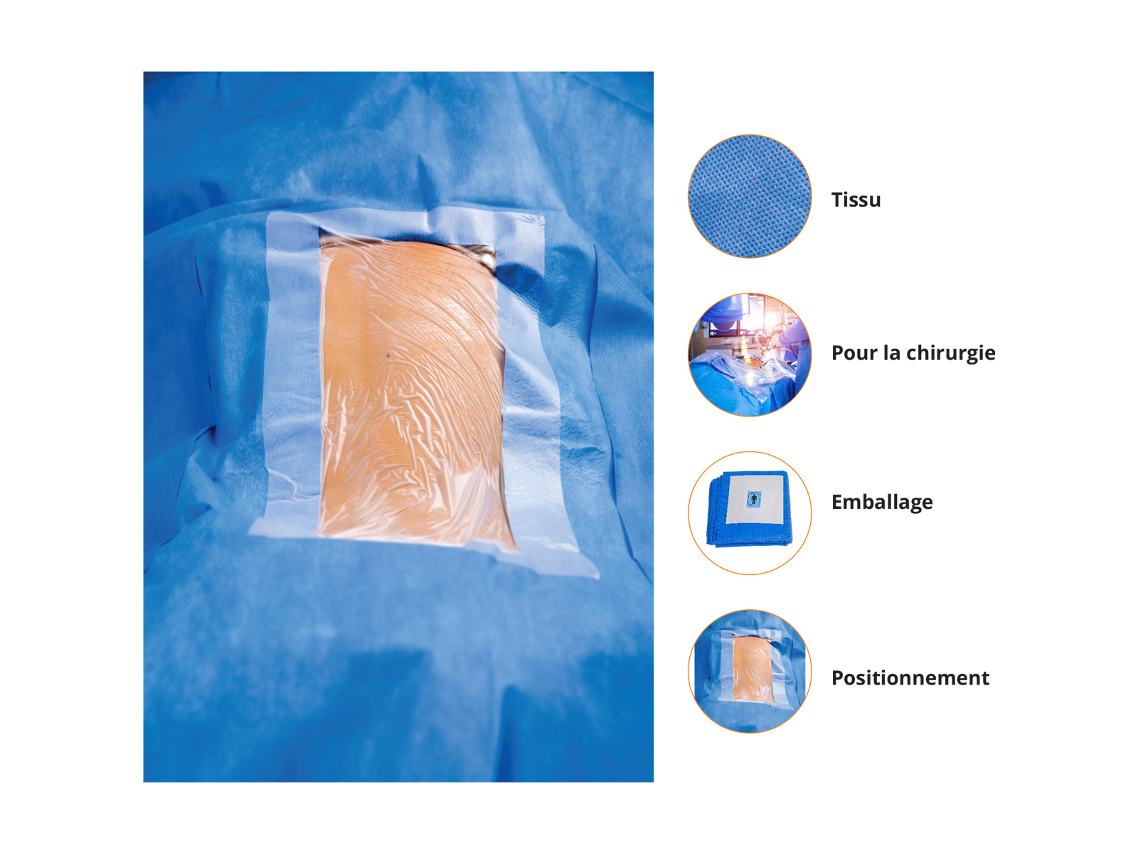 DRAP SPINAL / DRAP LAMINO-SPINAL / DRAP DE LAMINECTOMIE