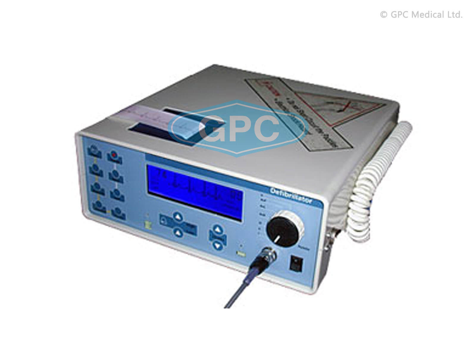 Defibrillator with monitor & recorder