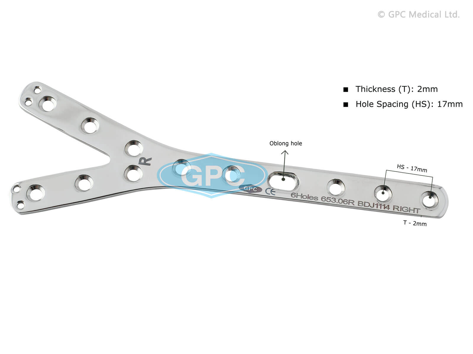 Distal Humerus Bone Plate