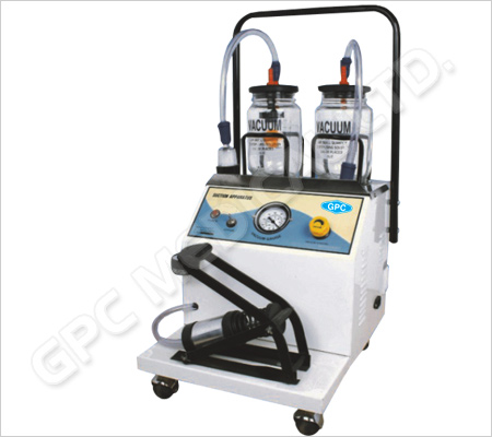 Electric cum Foot Suction Unit