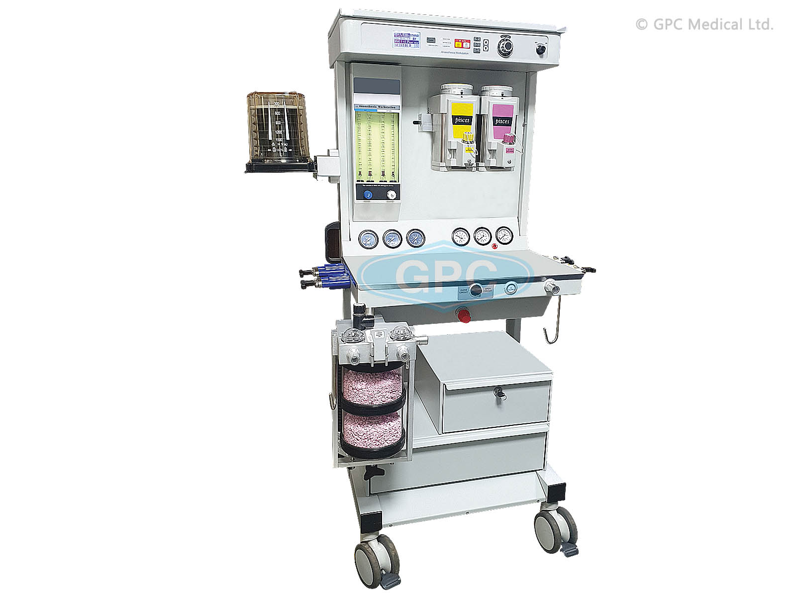 Estación de trabajo de anestesia Más menor
