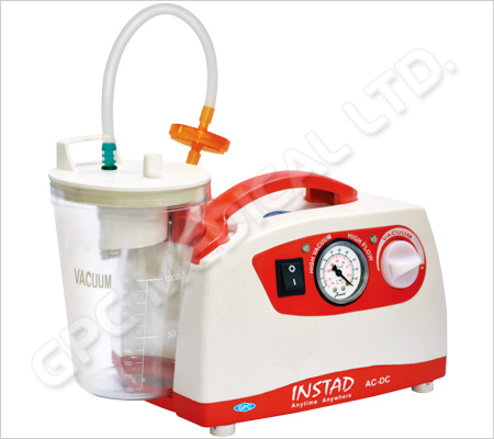 Instad AC/DC Battery Operated Suction Unit