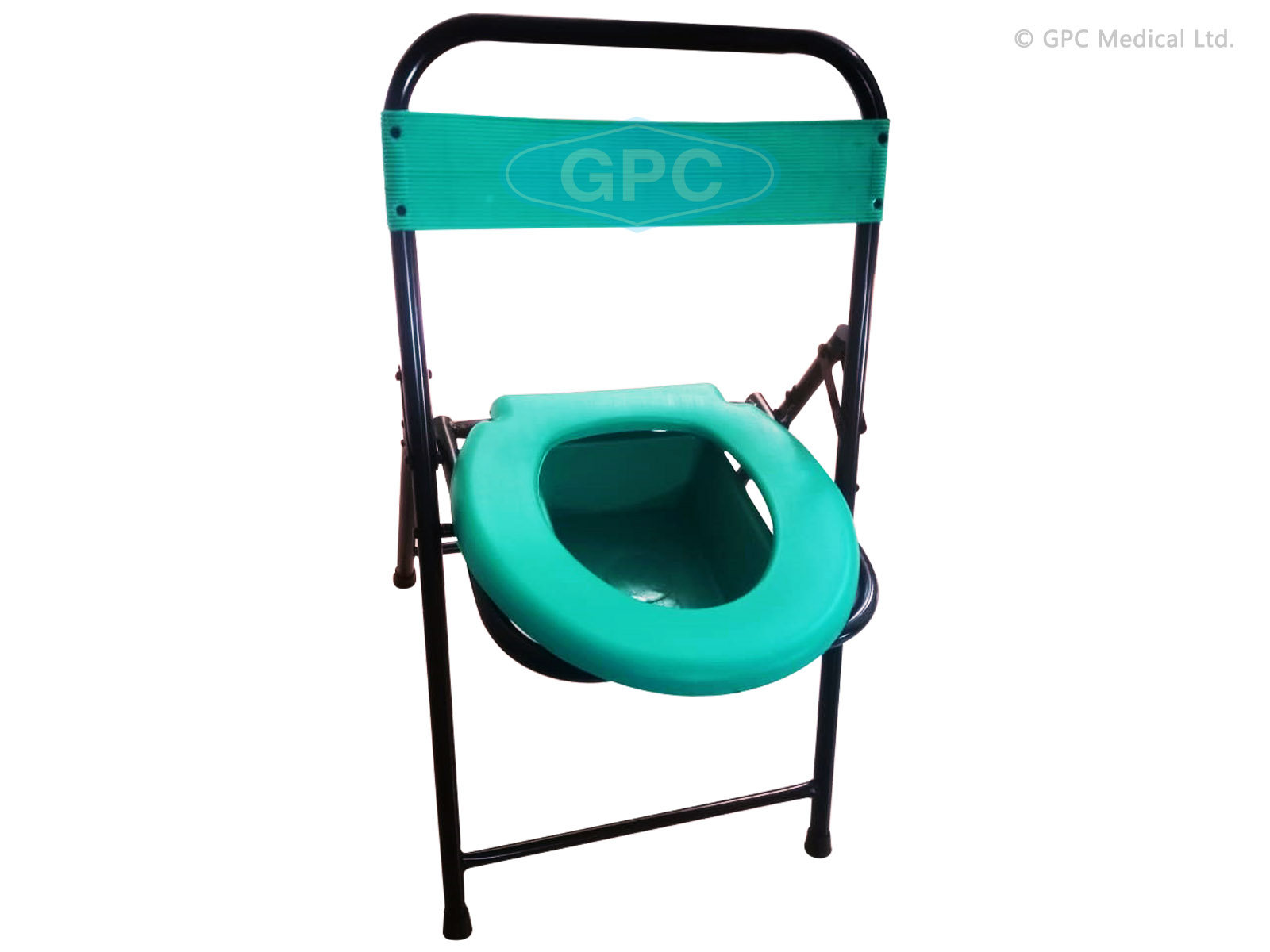 Folding Commode Chair With Back