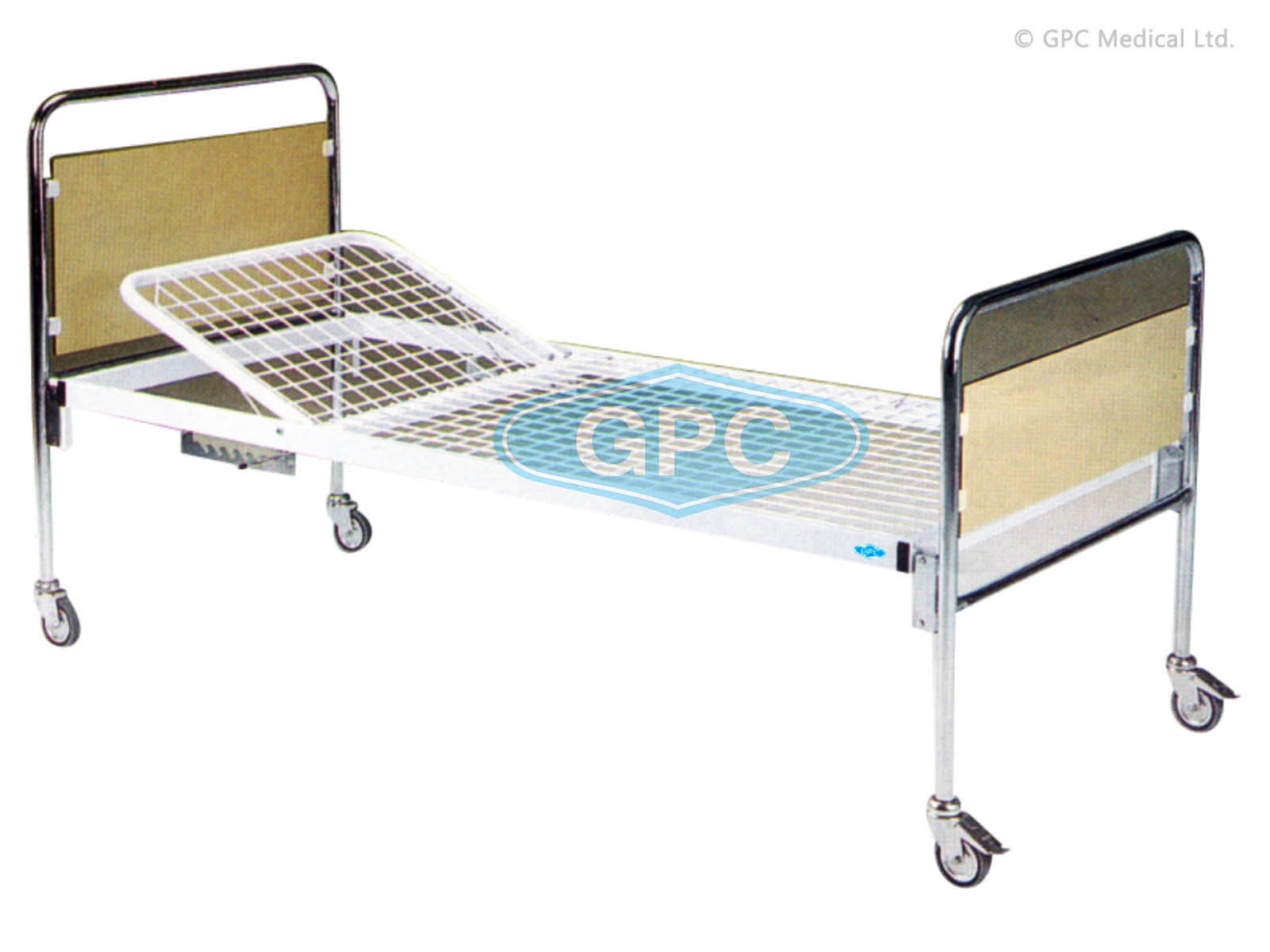 Hospital Bed with Backrest