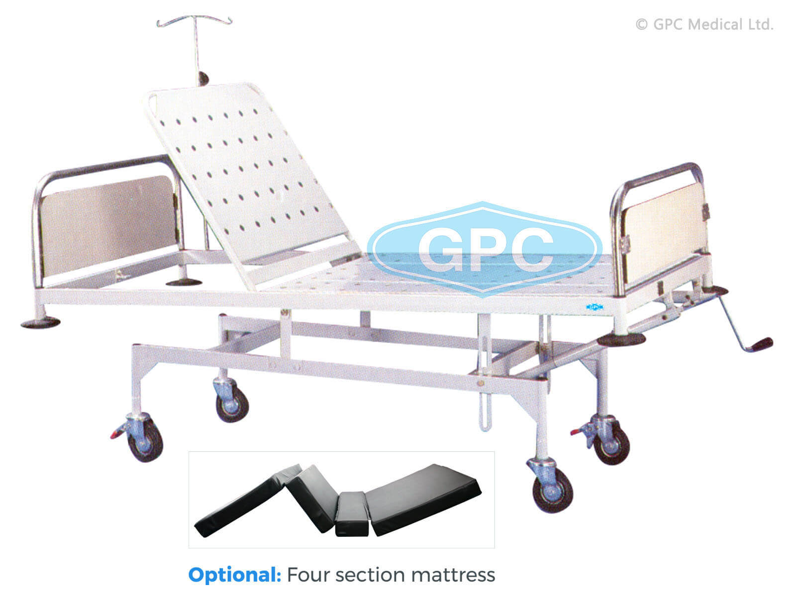 ICU Bed Semi Fowler