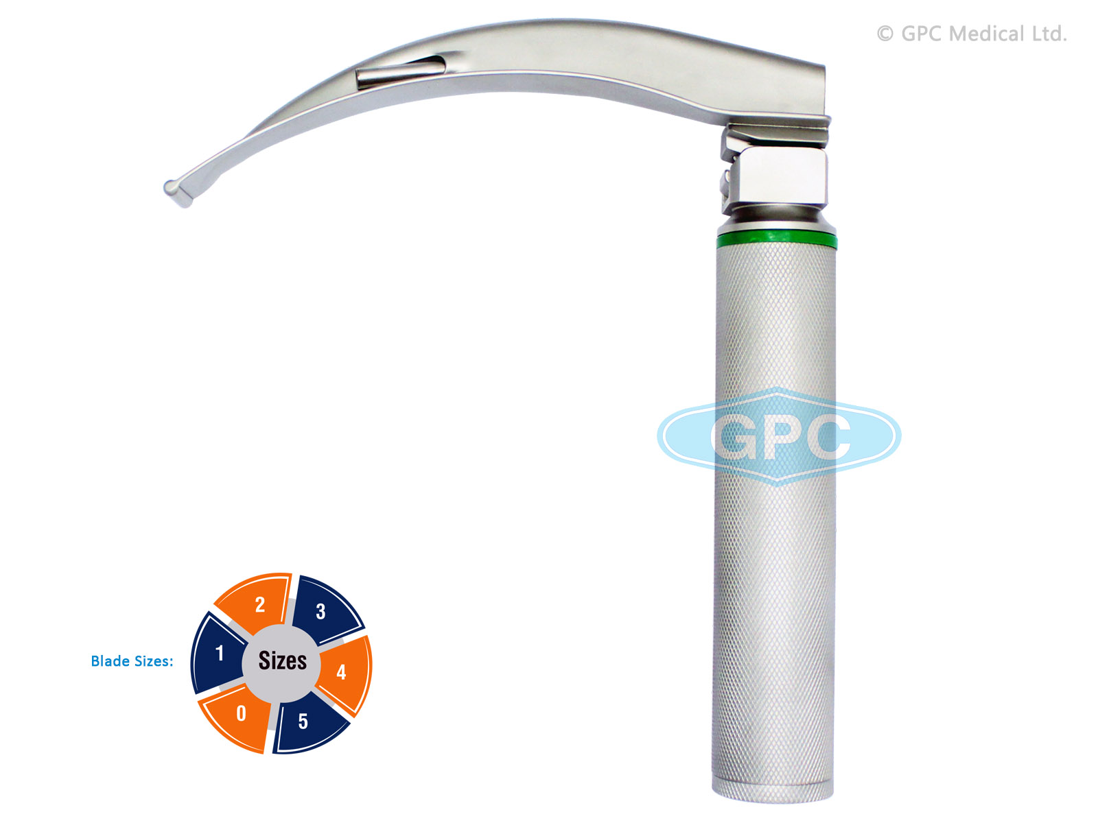 Laringoscopio de Fibra óptica Macintosh (reusable)