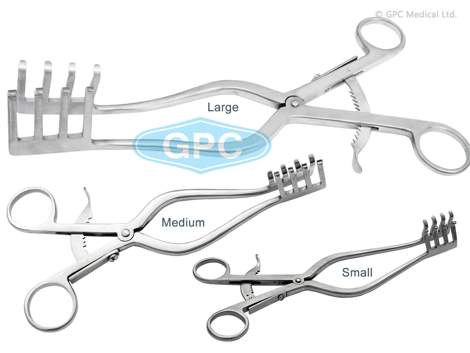 Mastoid Retractor - Small, Medium, Large