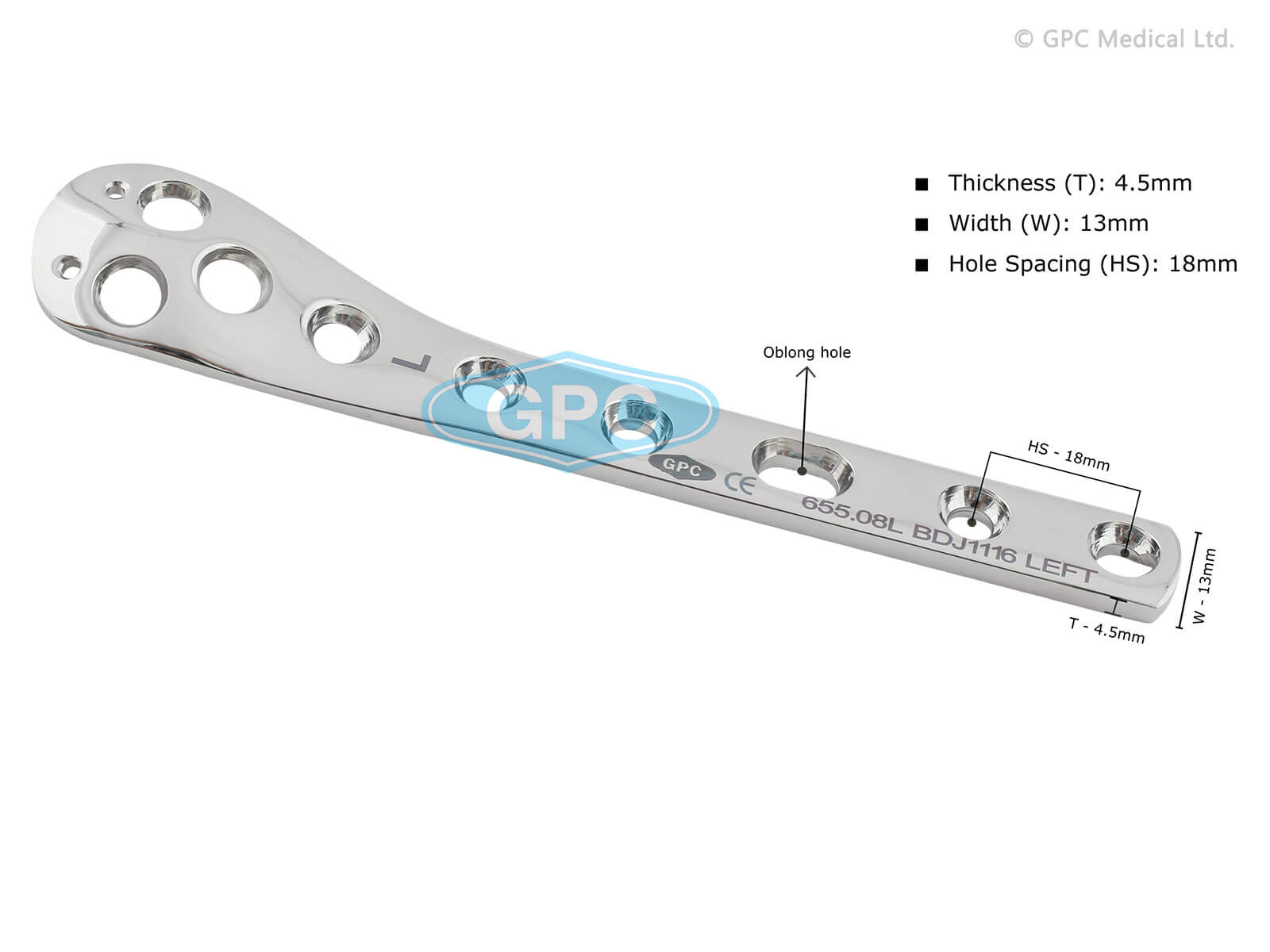 Medial Proximal Tibia Bone Plate