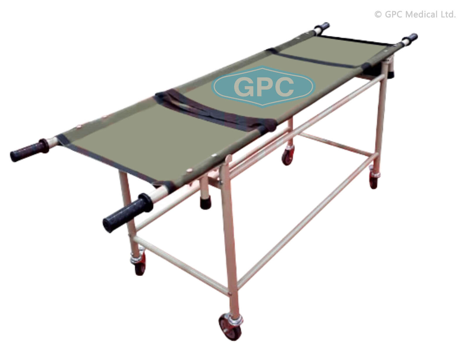 Patient Stretcher Trolley with Canvas Top