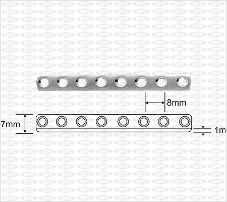 Quarter Tubular Plate with Collar