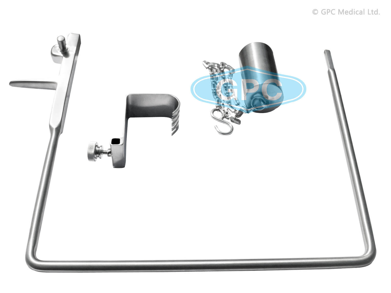 Charnley Hip Retractor with weight & Chain