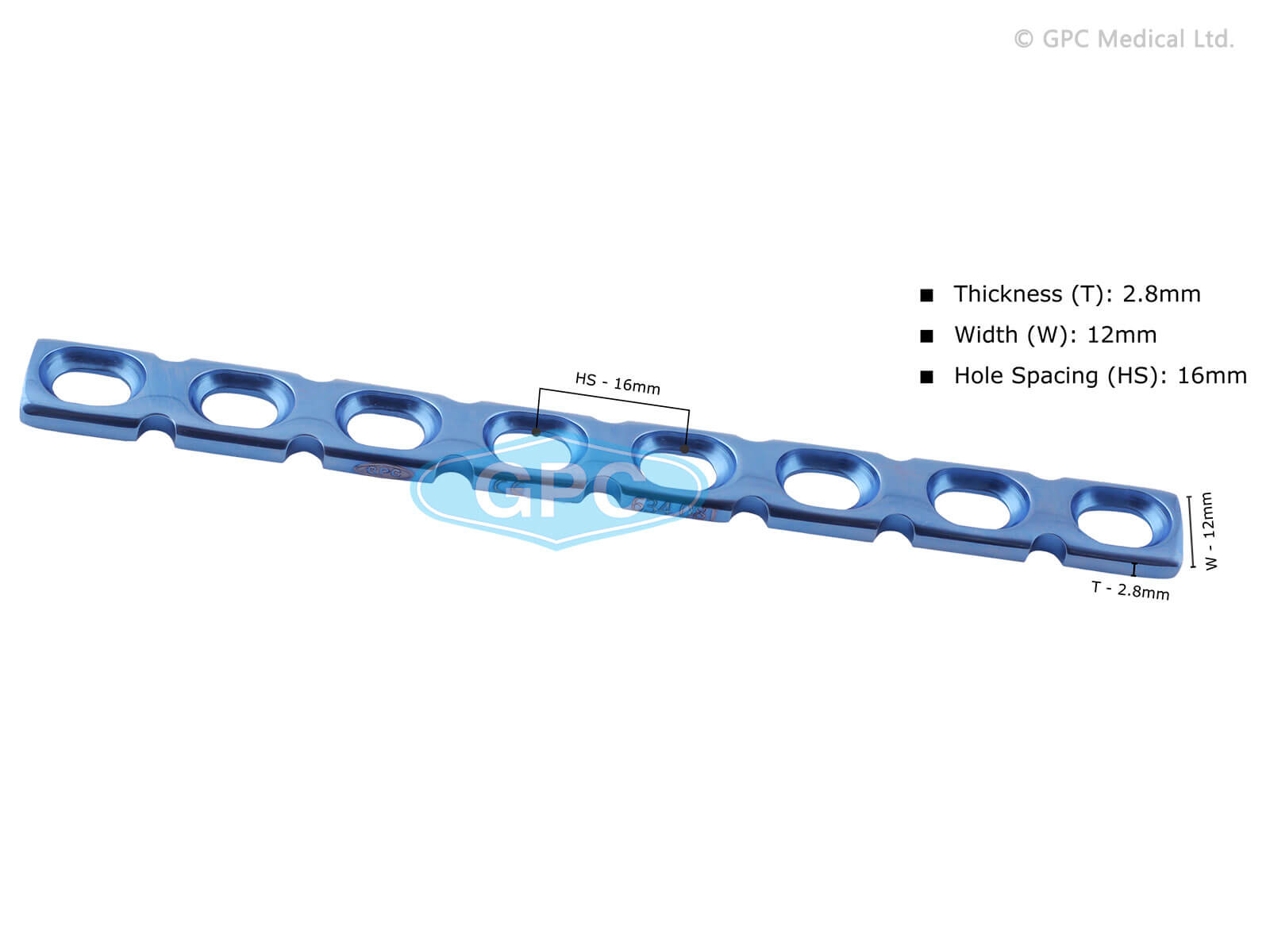 Reconstruction Plate 4.5mm Screws