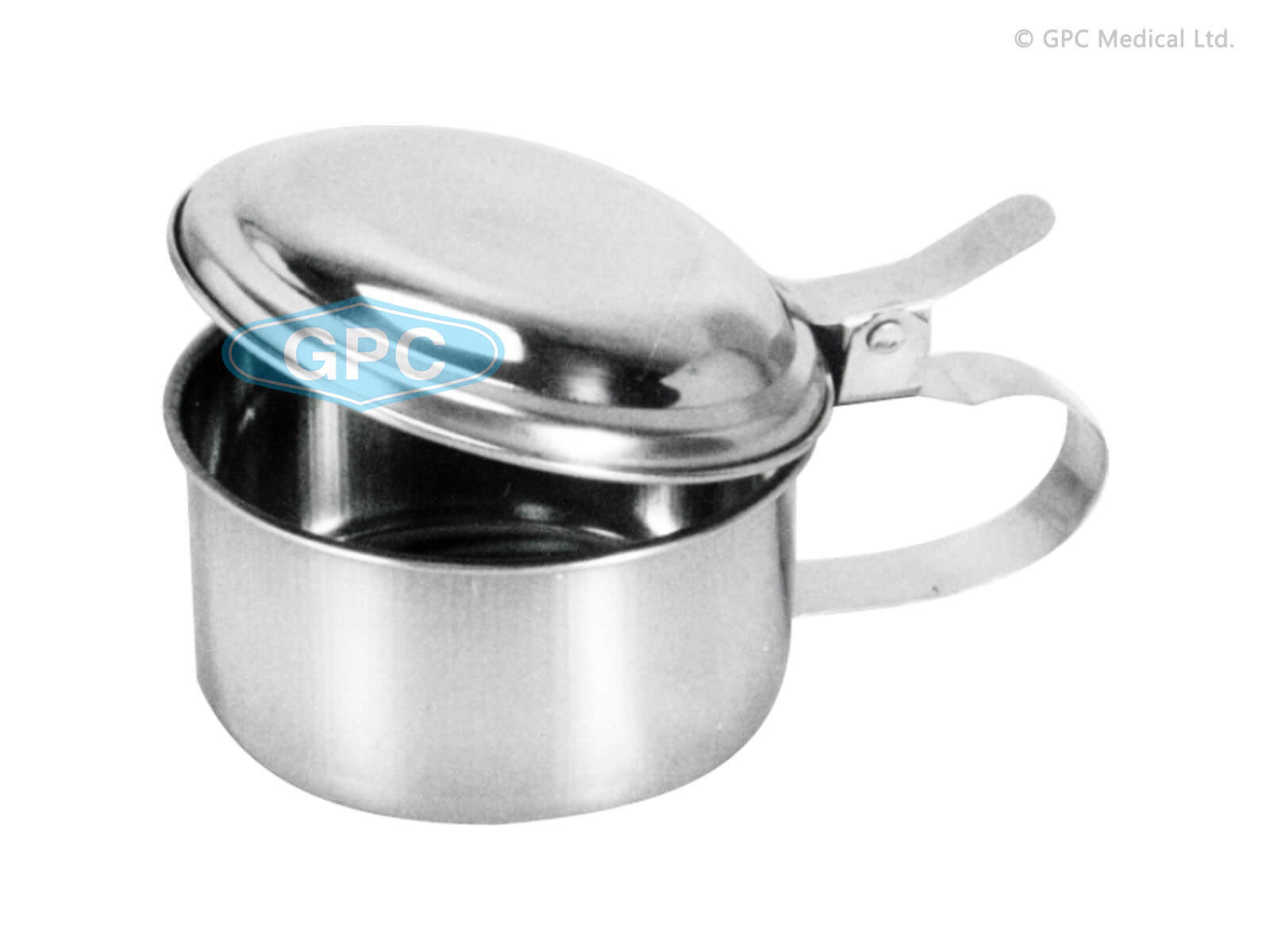 Sputum Mugs with cover, Stainless Steel
