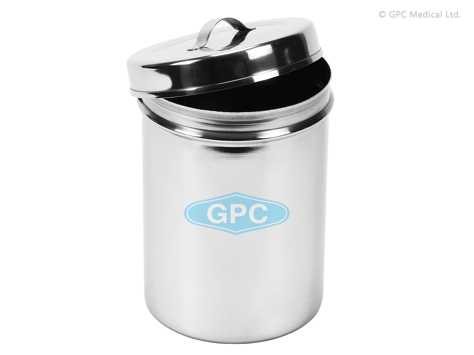 Tarro para apósitos con tapa