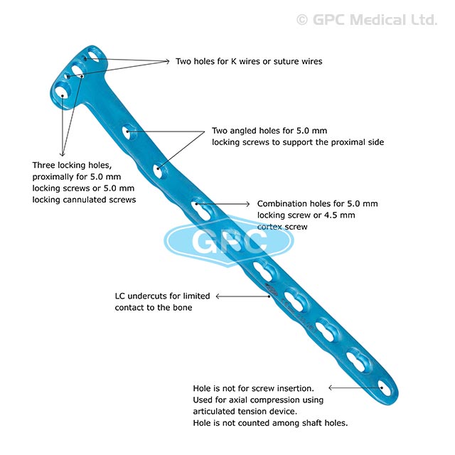 4.5 mm Medial Proximal Tibia Plate