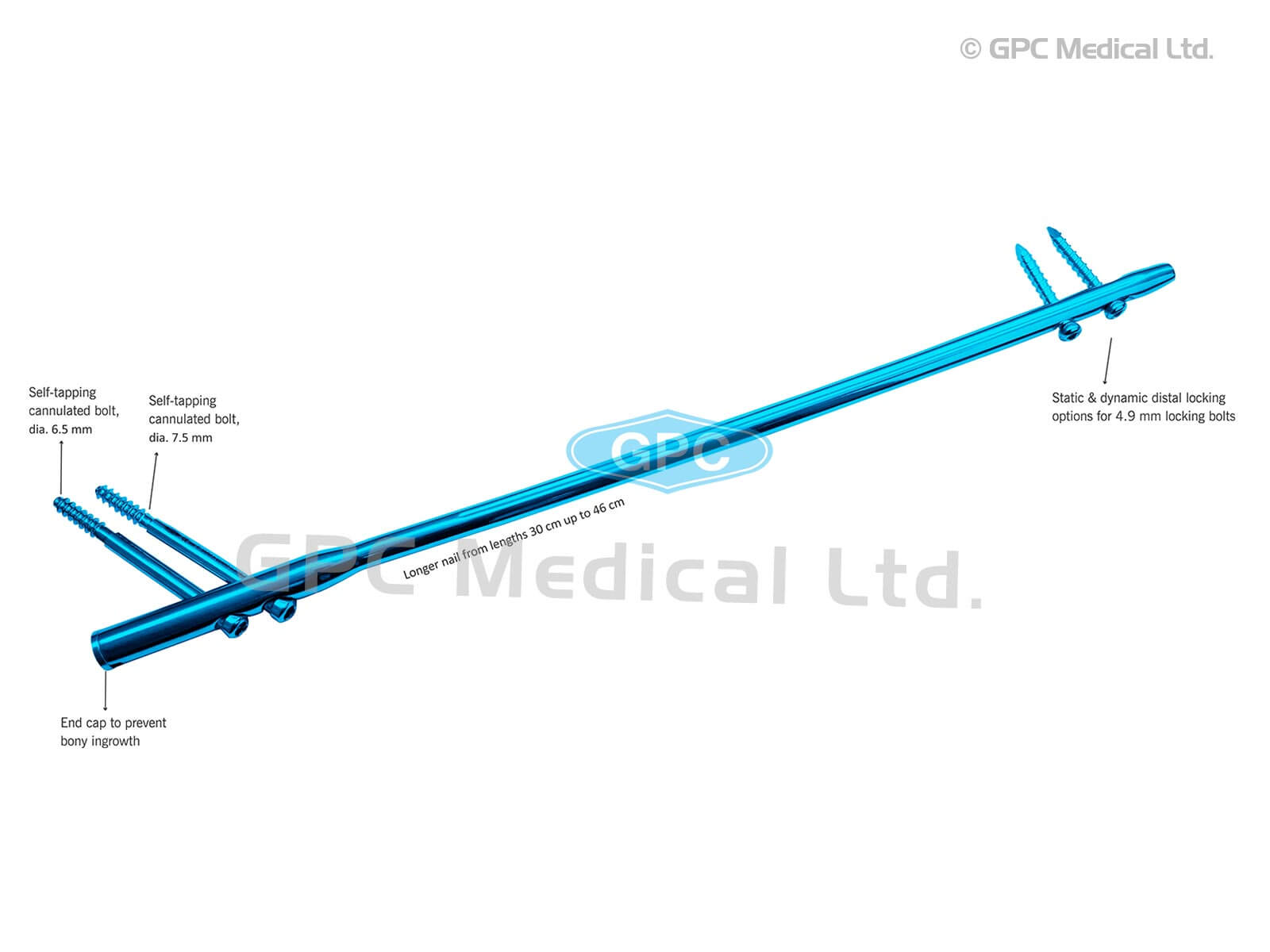 Proximal Femoral Nail (Long PFN) Left & Right