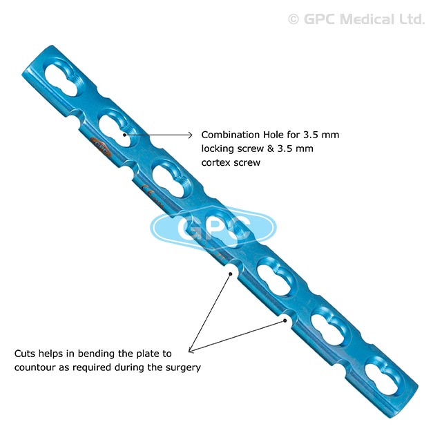 Reconstruction Locking Plate 3.5mm Screws