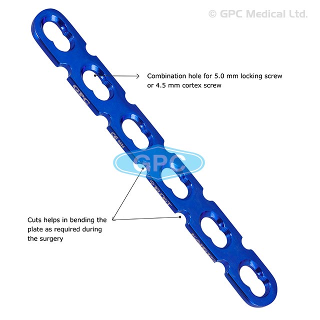 Reconstruction Locking Plate 4.5mm