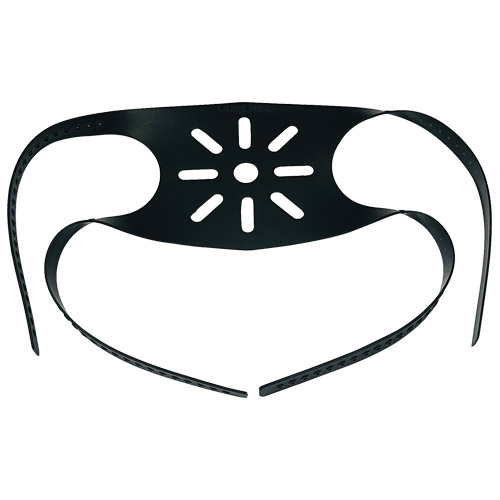 Cinturón de arnés para la cabeza Clausen - Caucho negro