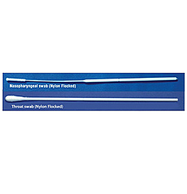 Flocked Swabs (Throat and Nasal/Nasopharyngeal) with Nylon Head