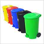 Foot Pedal Dustbin 55L