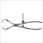 Modified Patela Bone Holding Forceps 4 Prong