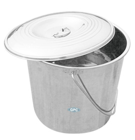 S. S Bucket with Lid Baskets