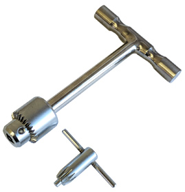 Steinmann pin introducer S.S. with S.S. Chuck & Key