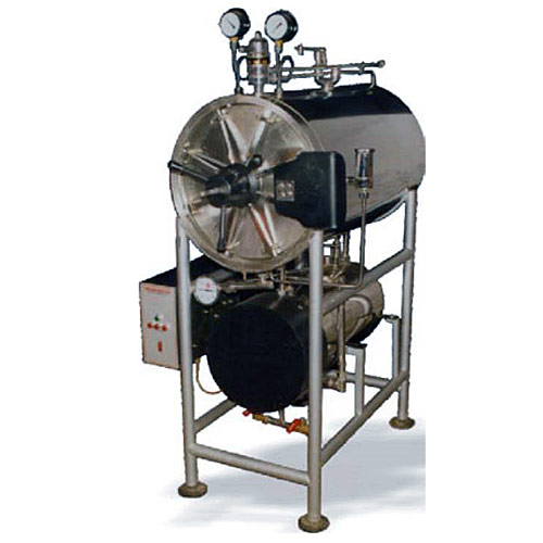Gas cum Electric Operated Horizontal Cylindrical Autoclave