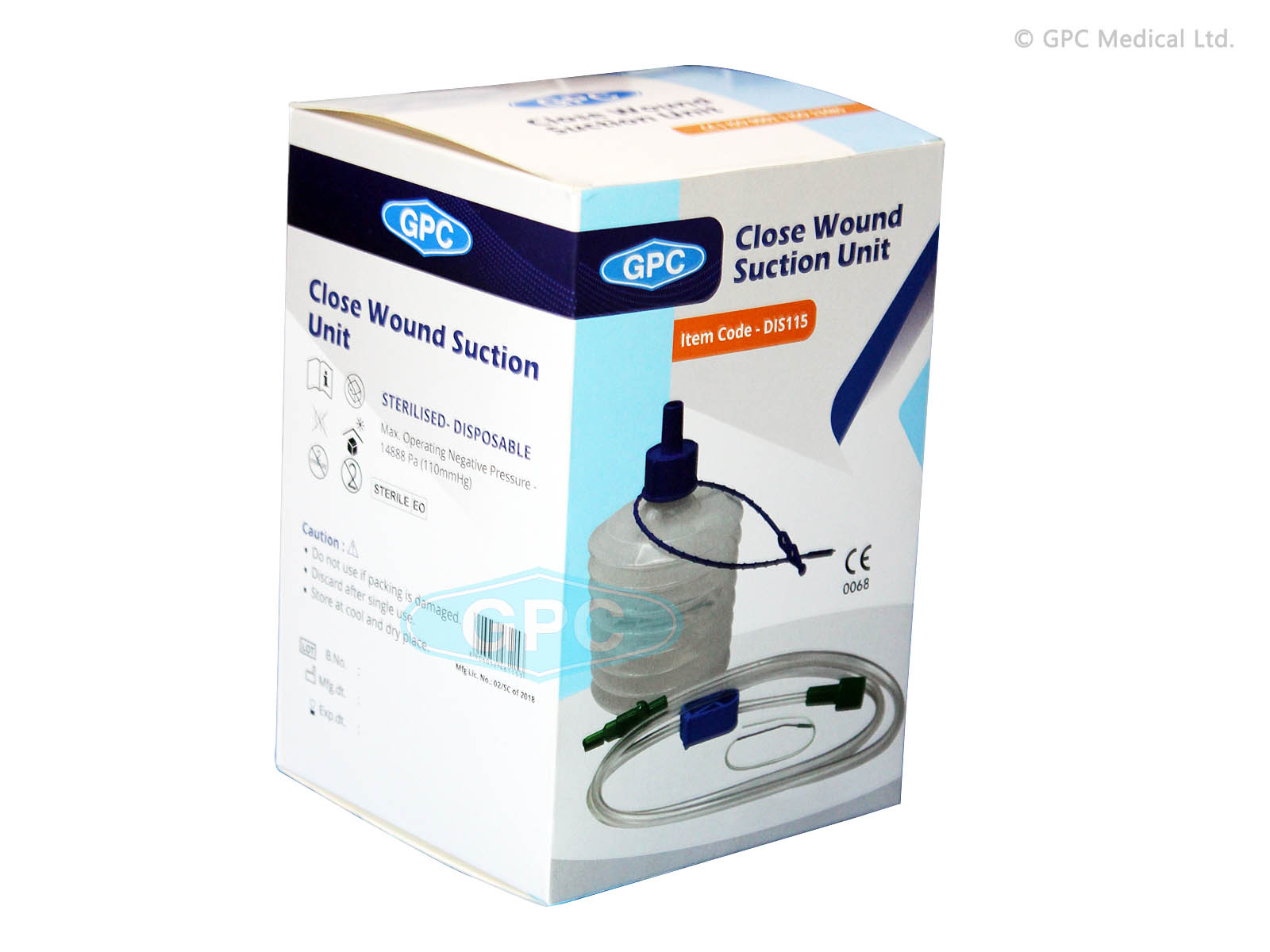 Closed Wound Suction Unit