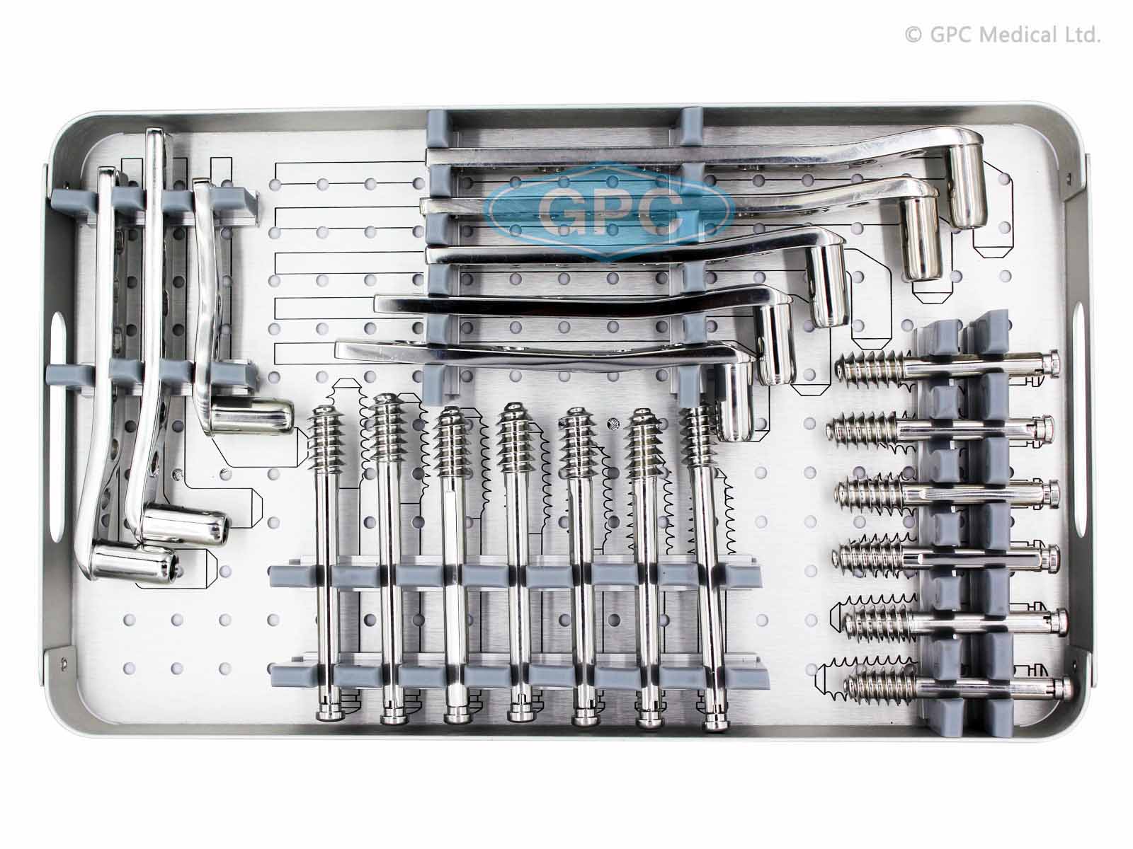 DHS/DCS Plate Implant Set