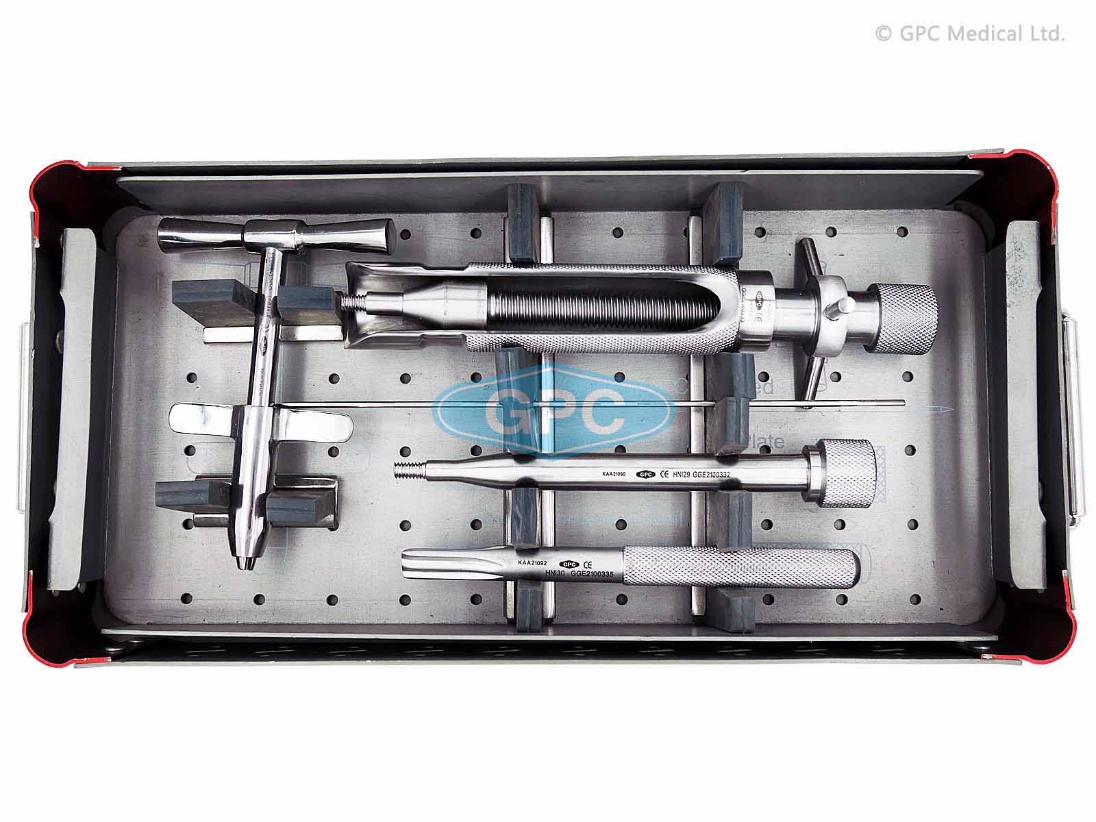 Instrument Set for Jewett Nail Plate with Aluminium Box