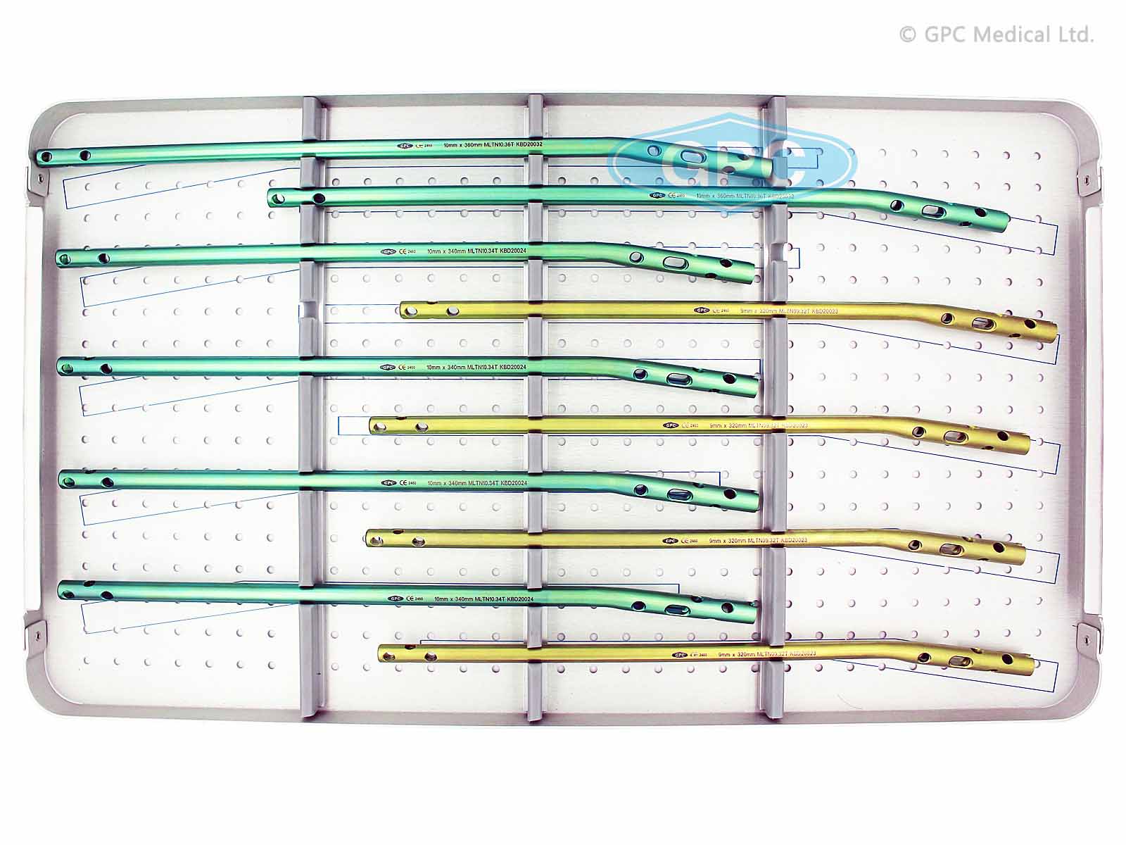 Instrument Set for intraHEAL Multi Angle Tibial Nail